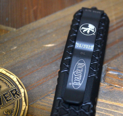 Microtech Sith Lord Ultratech 122-3SL OTF 3.46" Red Double Edge Full Serrated Blade - NORTH RIVER OUTDOORS