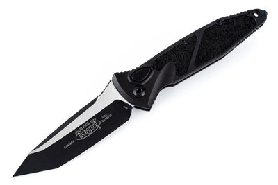 Microtech Socom Elite T/E Automatic Knife Black Tactical (4") 161A-1T - NORTH RIVER OUTDOORS