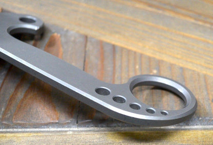 Microtech T-Bot Tactical Impact Device Stonewash Titanium - NORTH RIVER OUTDOORS