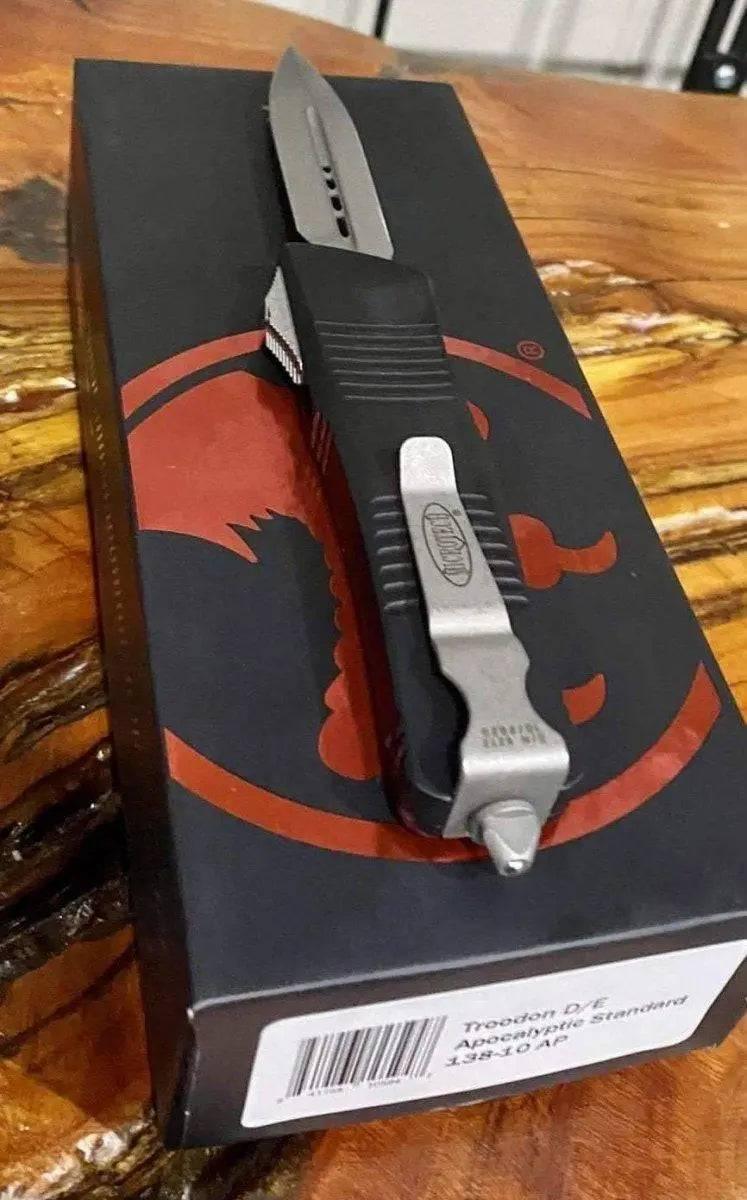Microtech Troodon D/E OTF Automatic Knife (3" Apocalyptic) 138-10AP - NORTH RIVER OUTDOORS