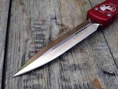 Microtech Ultratech 122-10 Auto OTF Knife 3.46" Stonewash D/E - NORTH RIVER OUTDOORS