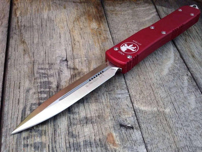 Microtech Ultratech 122-10 Auto OTF Knife 3.46" Stonewash D/E - NORTH RIVER OUTDOORS