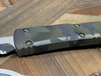 Microtech Ultratech Bayonet Olive Camo P/S 120-2OCS - NORTH RIVER OUTDOORS