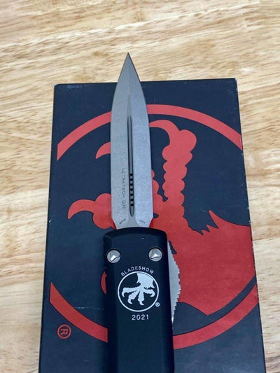 Microtech Ultratech D/E Blade Show 2021 Stonewash Knife 122-10BS21 - NORTH RIVER OUTDOORS
