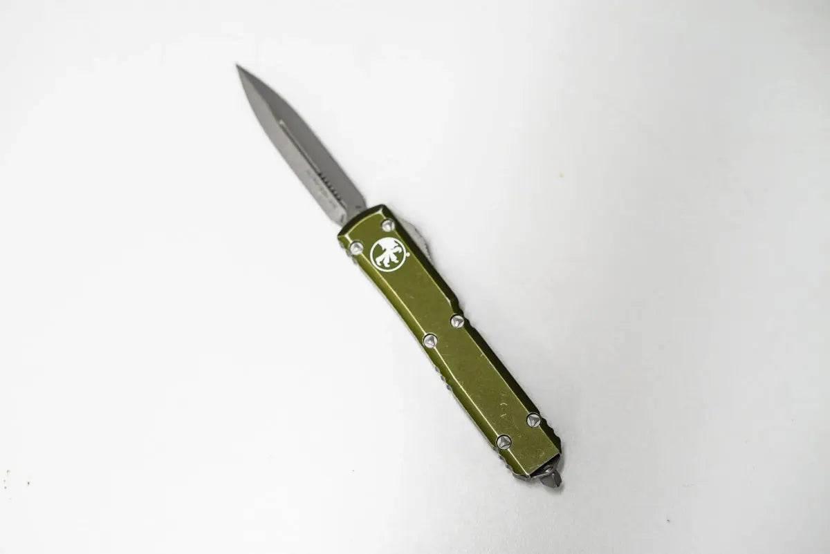 Microtech Ultratech D/E - OD Green Handle - Apoc Blade 122-10DOD - NORTH RIVER OUTDOORS