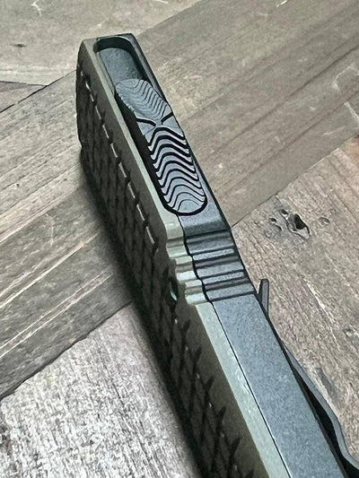Microtech Ultratech S/E Partial Serrated OD Green Frag G-10 Tactical Signature Series 121-2FRGTODS - NORTH RIVER OUTDOORS