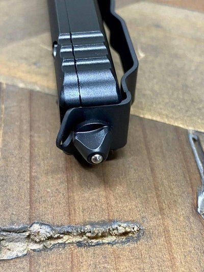 Microtech Ultratech Spartan 223-D3T Auto Knife 3.4" Dagger Double Full Serrated Black - NORTH RIVER OUTDOORS