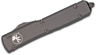Microtech Ultratech Tactical Auto OTF 3.46" Fully Serrated Black Tanto Blade - NORTH RIVER OUTDOORS