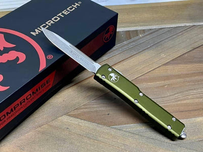 Microtech UTX-70 148-10OD S/E OTF Stonewash OD Handle Auto Knife - NORTH RIVER OUTDOORS