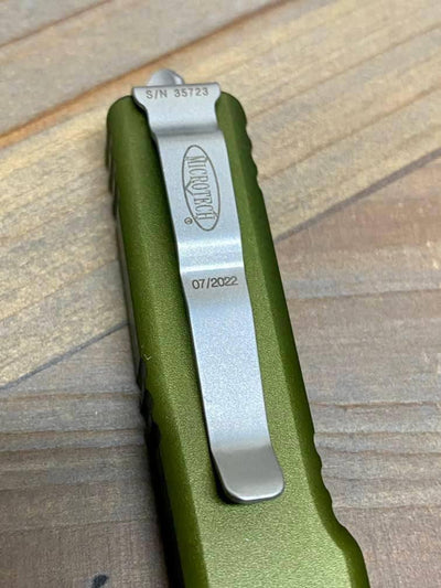 Microtech UTX-70 148-10OD S/E OTF Stonewash OD Handle Auto Knife - NORTH RIVER OUTDOORS