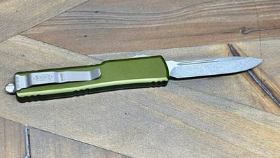 Microtech UTX-70 148-10OD S/E OTF Stonewash OD Handle Auto Knife - NORTH RIVER OUTDOORS