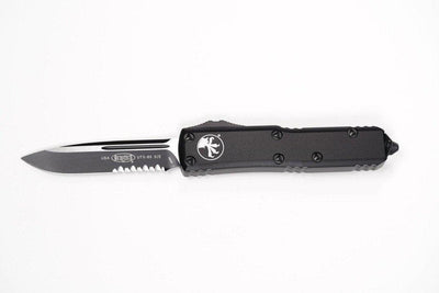 Microtech UTX-85 231-2T Tactical Auto Knife 3" Partial Serration Black - NORTH RIVER OUTDOORS