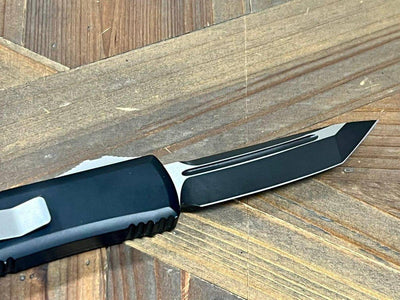 Microtech UTX-85 233-1 T/E Black Auto OTF Knife (Pre-Owned) - NORTH RIVER OUTDOORS