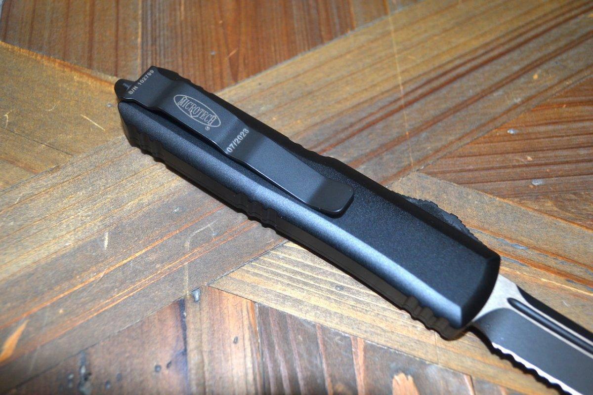 Microtech UTX-85 233-2T T/E Black Tactical P/S - NORTH RIVER OUTDOORS