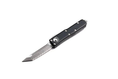 Microtech UTX-85 Auto OTF Knife 3" Tanto Serrated Blade - NORTH RIVER OUTDOORS