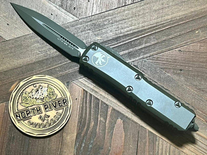 Microtech UTX-85 D/E Cerakote OD Green Standard 232-1COD - NORTH RIVER OUTDOORS