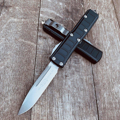 Microtech UTX-85 II 231II-10S S/E Stonewashed Black - NORTH RIVER OUTDOORS