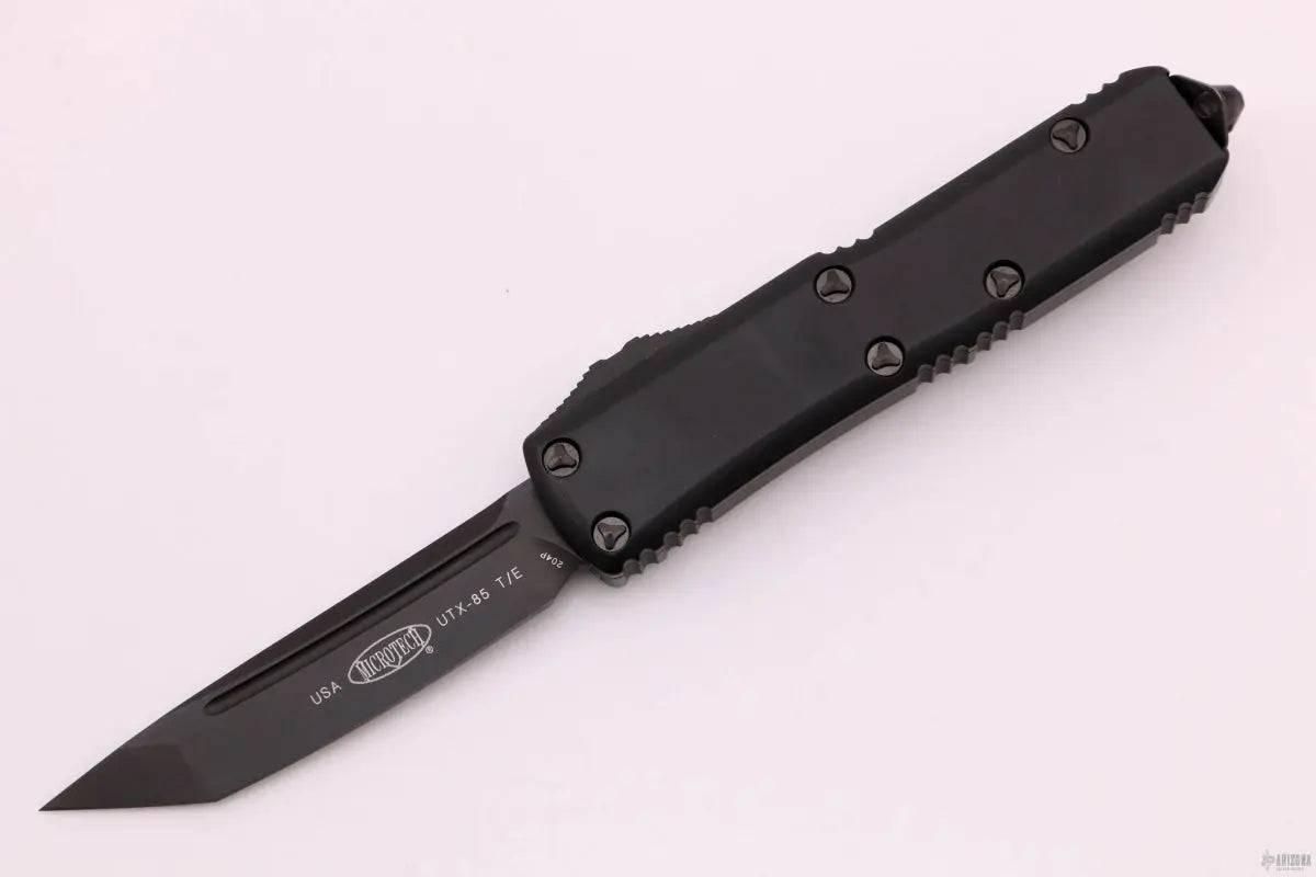 Microtech UTX-85 T/E Black Handle & Blade (233-1DLCT ) - NORTH RIVER OUTDOORS