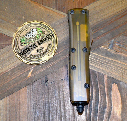 Microtech UTX-85 T/E DLC Hardware Signature Series Ultem (233-1DLCTULS) - NORTH RIVER OUTDOORS