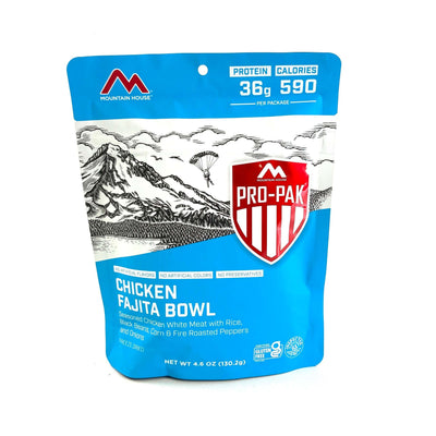 Mountain House Chicken Fajita Pro-Pak Hiking, Survival & Emergency Food (Pouch) - NORTH RIVER OUTDOORS