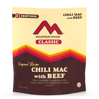 Mountain House Classic Chili Mac with Beef Survival & Emergency Food (3 Servings) - NORTH RIVER OUTDOORS