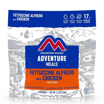 Mountain House Fettuccine Alfredo with Chicken Hiking, Survival & Emergency Food (Pouch) - NORTH RIVER OUTDOORS