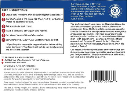 Mountain House Rice & Chicken Survival & Emergency Food #10 Can - NORTH RIVER OUTDOORS