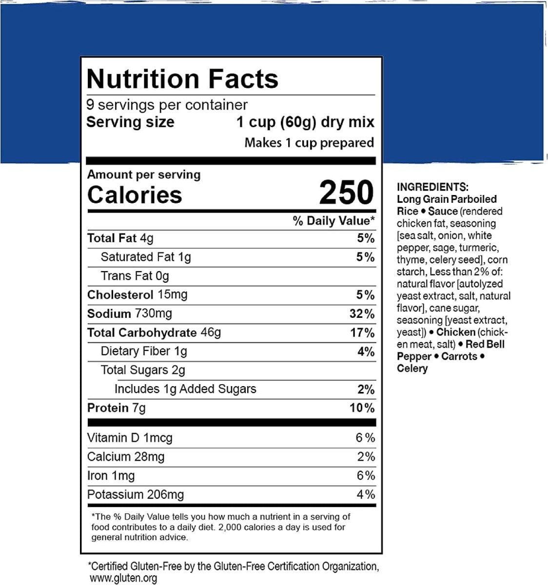 Mountain House Rice & Chicken Survival & Emergency Food #10 Can - NORTH RIVER OUTDOORS