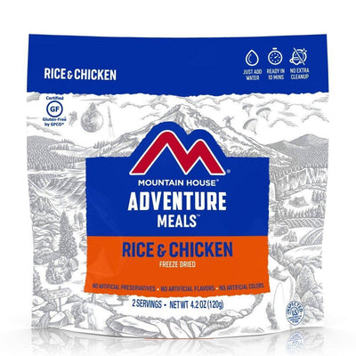 Mountain House Rice & Chicken Survival, Hiking & Emergency Food (Pouch) - NORTH RIVER OUTDOORS