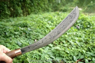 MY Parang Tangkin Machete 12" Beech Wood Handle Nylon Sheath MYPTGKN12 - NORTH RIVER OUTDOORS