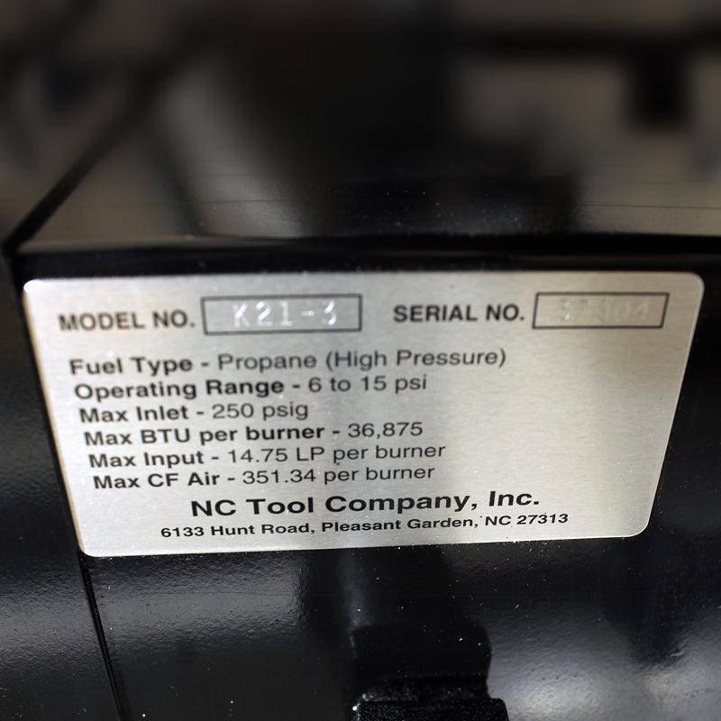 NC Knifemaker 21 3 Burner Gas Forge (USA) - NORTH RIVER OUTDOORS