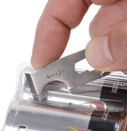 Nite Ize DoohicKey 6-in-1 Key Chain Multi Tool, Stainless Steel - NORTH RIVER OUTDOORS