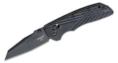 Hogue 24266 Deka Folding Knife 3.25" CPM-20CV Black Wharncliffe G10 - NORTH RIVER OUTDOORS