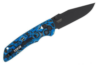 Hogue 24275-EXLMGE Deka Folder 3.25" Clip Point Blade Blue Lava G10 Frame - NORTH RIVER OUTDOORS
