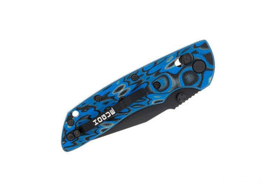 Hogue 24275-EXLMGE Deka Folder 3.25" Clip Point Blade Blue Lava G10 Frame - NORTH RIVER OUTDOORS