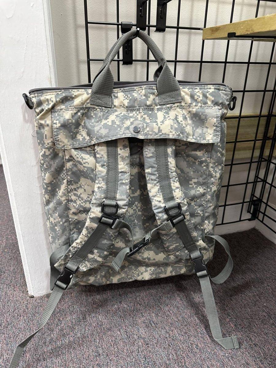 Military Flight Helmet Bag Camo (Pre-Owned) - NORTH RIVER OUTDOORS