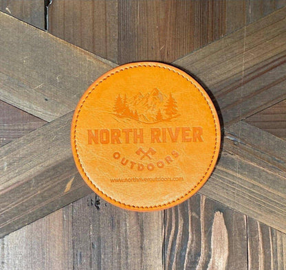 NRO Premium Leather Coaster - NORTH RIVER OUTDOORS