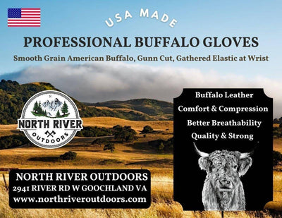 Professional USA Buffalo Gloves for Axe & Farming (USA) - NORTH RIVER OUTDOORS