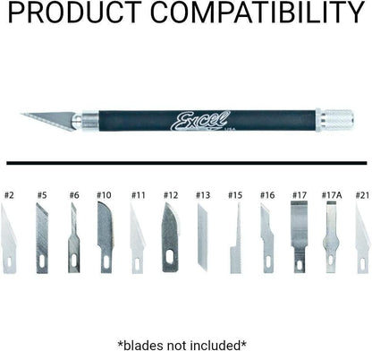Soft Grip Hobby Knife Excel K18 with Safety Cap, American Made Light Duty Craft Knife - NORTH RIVER OUTDOORS