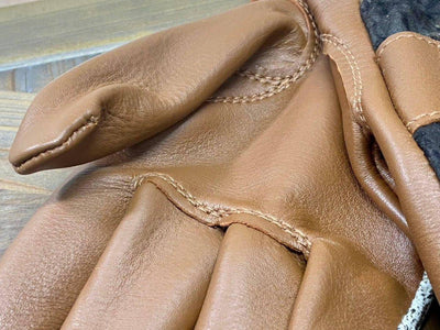 USA Made Premium Buckskin Camo Gloves - NORTH RIVER OUTDOORS