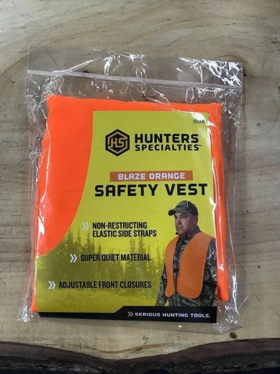 Hunter's Specialties Blaze Orange Safety Vest - NORTH RIVER OUTDOORS