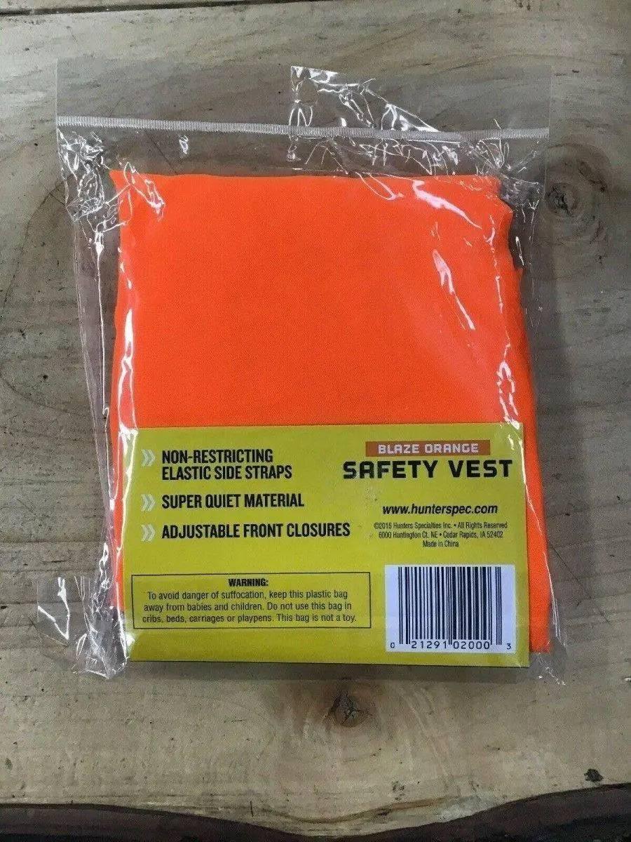 Hunter's Specialties Blaze Orange Safety Vest - NORTH RIVER OUTDOORS