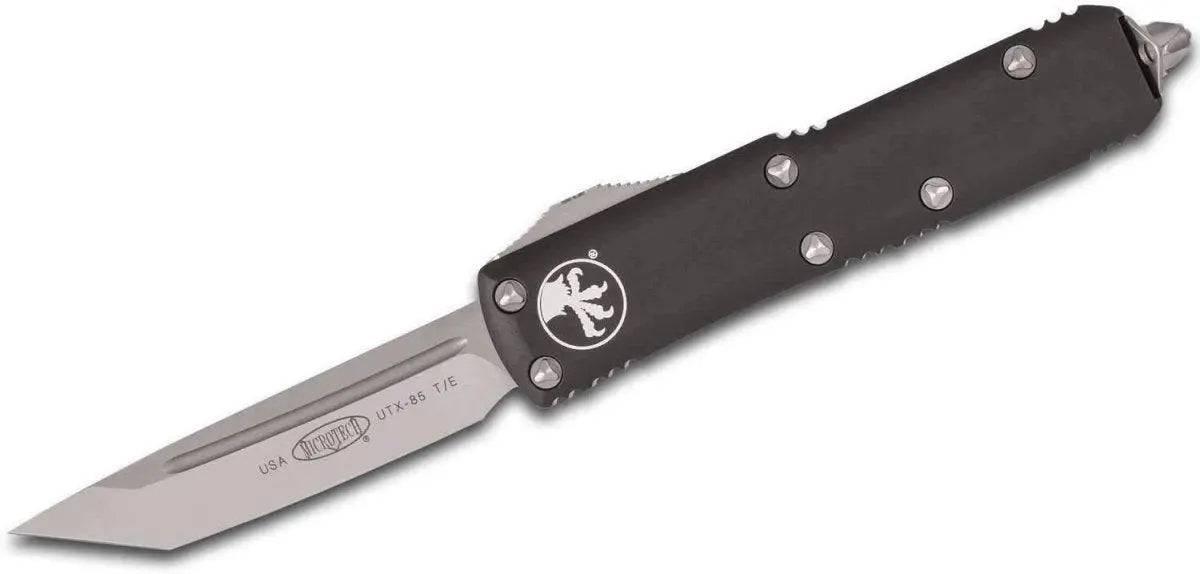 Microtech UTX-85 T/E OTF Automatic Knife Black (3.125" Satin) 233-4 - NORTH RIVER OUTDOORS