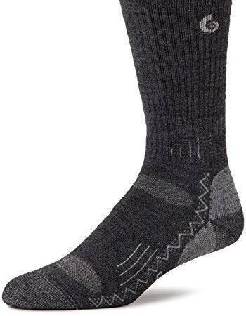 Point6 Hiking Tech, Medium, Crew, Ocean, Medium Socks - NORTH RIVER OUTDOORS
