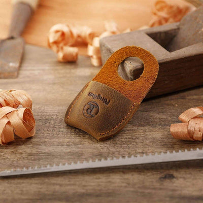 RingSun Thumb Guard Carving Leather Finger Protector - NORTH RIVER OUTDOORS
