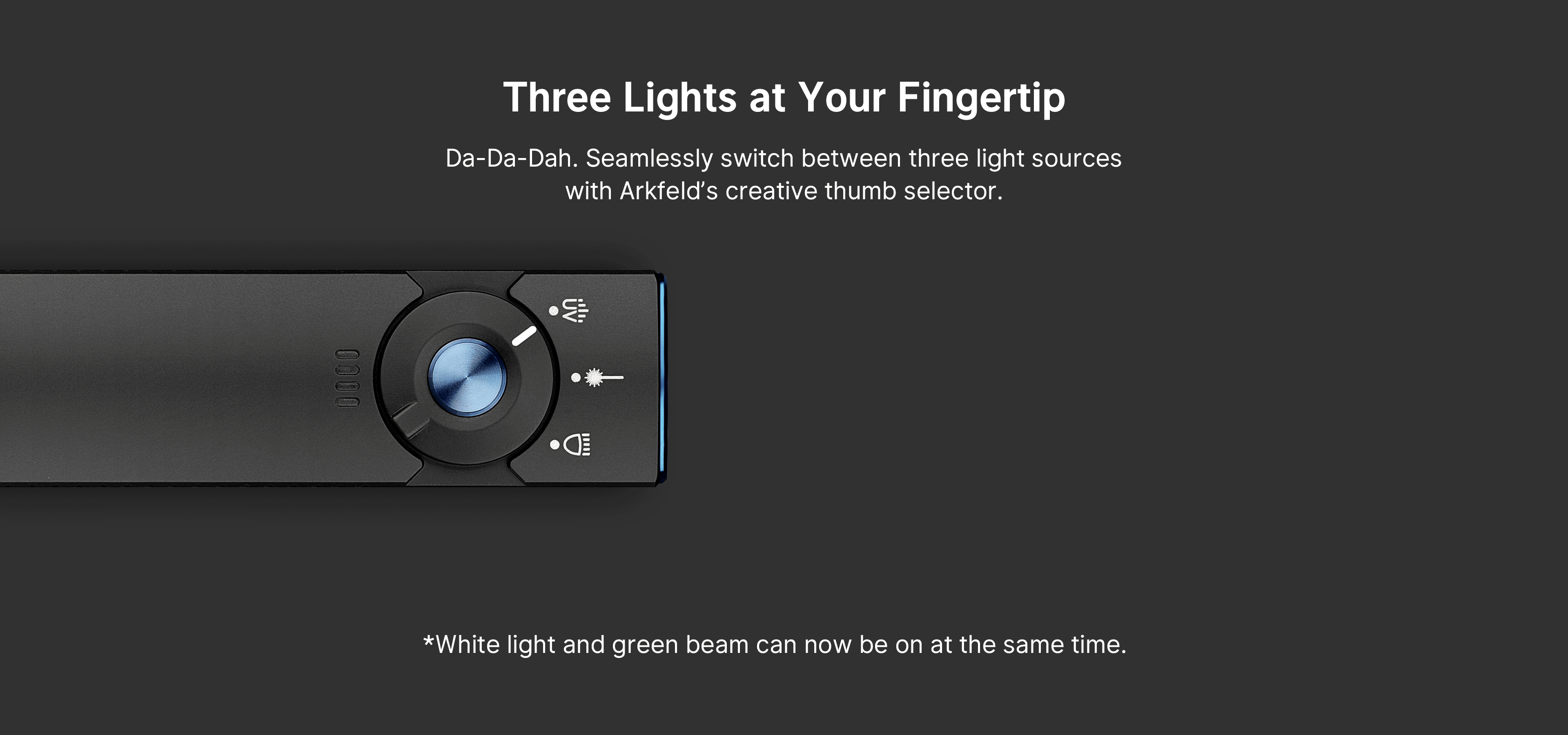 Arkfeld Pro Flashlight with LED Light, UV and Laser Flashlight 1300 Max Lumens - NORTH RIVER OUTDOORS