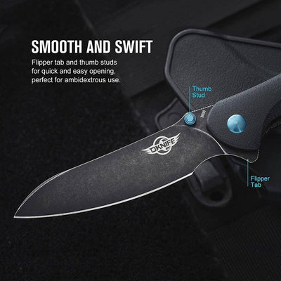 OKNIFE Drever N690 Tactical EDC Folding Pocket Knife - G10 - NORTH RIVER OUTDOORS
