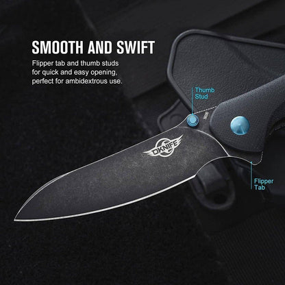 OKNIFE Drever N690 Tactical EDC Folding Pocket Knife - G10 - NORTH RIVER OUTDOORS