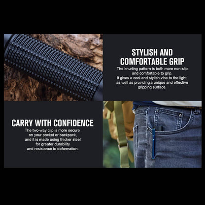 Olight Baton 3 Pro Max 2500 Lumens Rechargeable Compact Flashlight (Cool White) - NORTH RIVER OUTDOORS