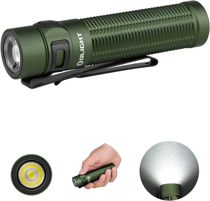 Olight Baton 3 Pro Max 2500 Lumens Rechargeable Compact Flashlight (Cool White) - NORTH RIVER OUTDOORS